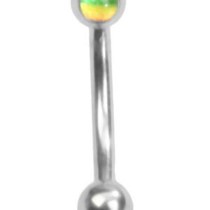 Rainbow - 1.2 x 8 mm Øyenbrynspiercing