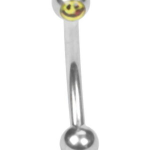 Smily with Tongue - 1.2 mm x 8 mm Øyenbrynspiercing