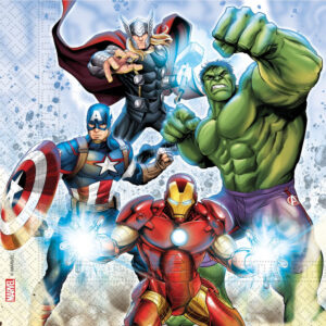 20 stk. Marvel Avengers Servietter 33x33 cm