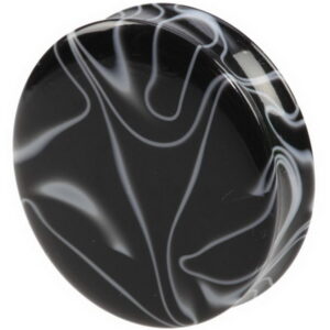 Marble Design Black - Piercing Plugg
