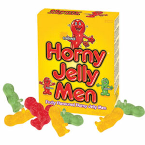 Stor eske med Horny Jelly Men - 150 gram Godteri