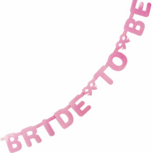 Bride to Be - Rosa Banner 113 cm