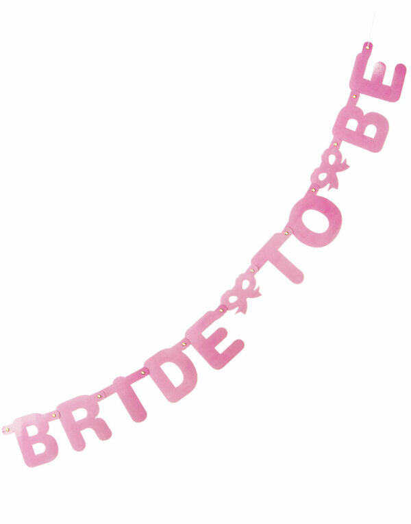 Bride to Be - Rosa Banner 113 cm