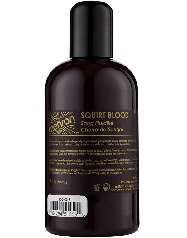 Performance Squirt Blood - Dark Venous - 266 ml Profesjonelt Teaterblod