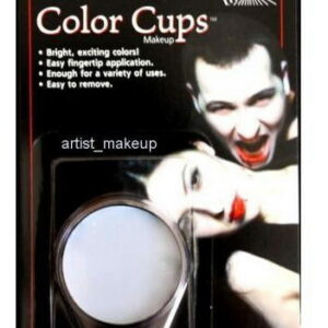 Color Cups 15 gr - Moonlight White Mehron Oljebasert Ansikt & Kroppssminke