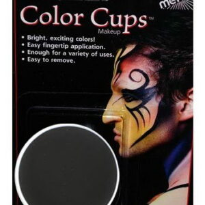 Color Cups 15 gr - Black Mehron Oljebasert Ansikt & Kroppssminke