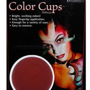 Color Cups 15 gr - Burgundy Mehron Oljebasert Ansikt & Kroppssminke