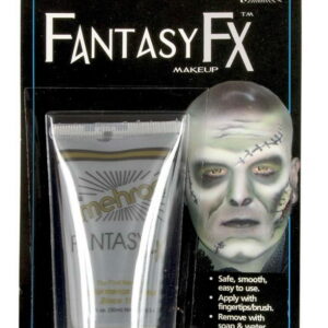 Monster Grey Fantasy F-X Makeup - 30 ml Vannbasert Mehron Ansikt og Kropssminke