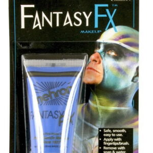 Blue Fantasy F-X Makeup - 30 ml Vannbasert Mehron Ansikt og Kropssminke