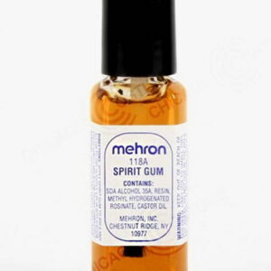 Mehron Spirit Gum Liquid Adhesive with Brush 4 ml Liten Flaske Teaterlim