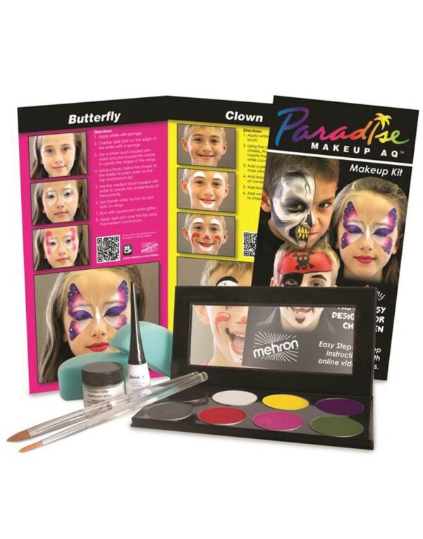 Face Painting Premium Makeup Kit - Mehron Komplett Sminkekit!