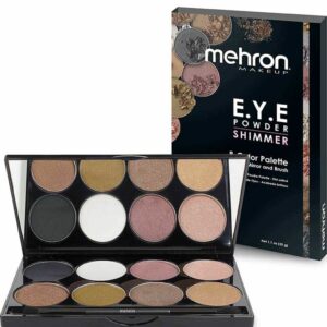 Mehron EYE Skimmer Palette - Sminkepalett med 8 Øyenskygger