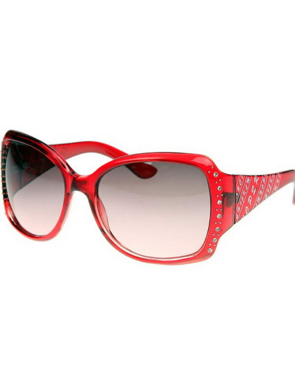 Shiny Stones - Rød Solbrille Inspirert av Dior