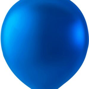 100 stk 23 cm MEGAPACK - Blå Metallic Ballonger