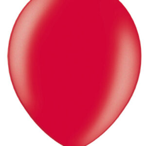 100 stk 30 cm MEGAPACK - Røde Metallic Ballonger