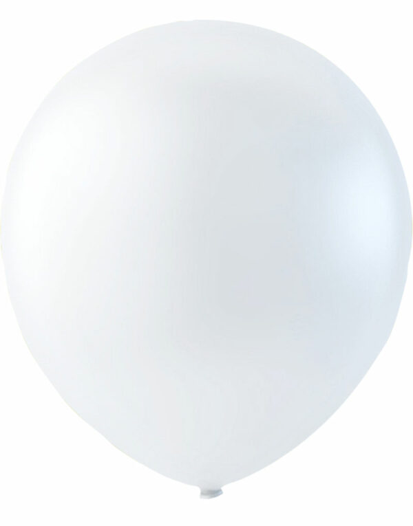 50 stk 30 cm - Hvite Ballonger