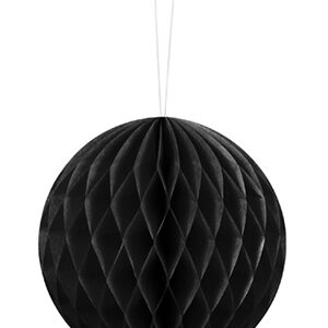 Svart Honeycomb Ball 10 cm