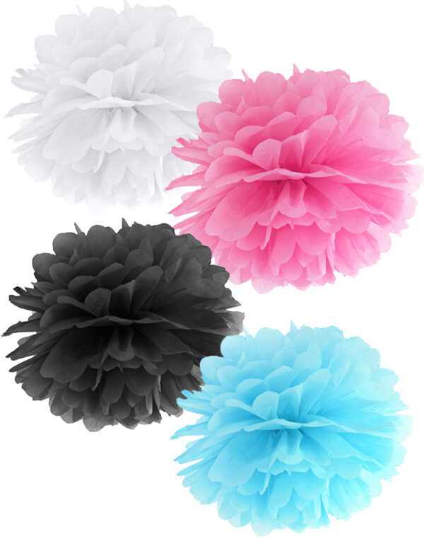 VELG BLANT 25 FARGER! 1 stk 25 cm Pom Pom