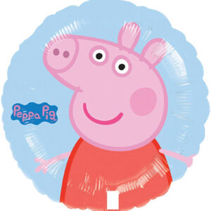 Rund Folieballong 43 cm - Peppa Pig