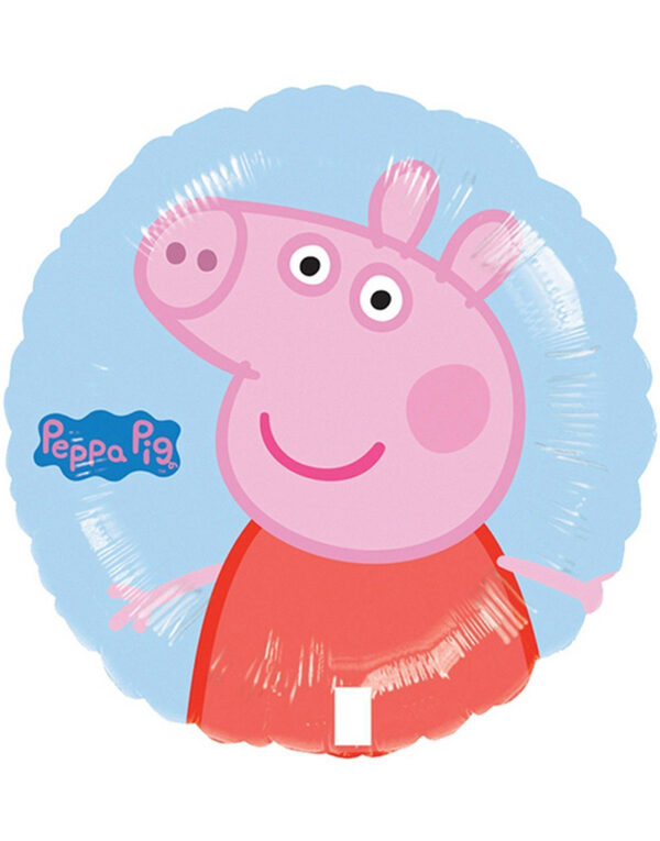 Rund Folieballong 43 cm - Peppa Pig