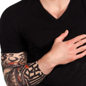 1 stk Falsk Tattoo Sleeve - True Love