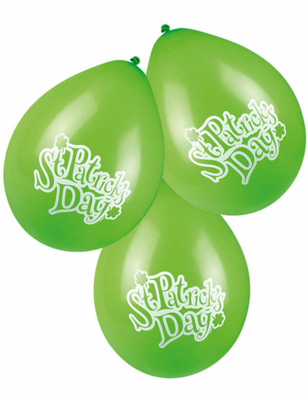 6 stk Ballonger 25 cm - St Patrick's Day