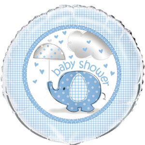Folieballong 45 cm - Babyshower Blue Elephant