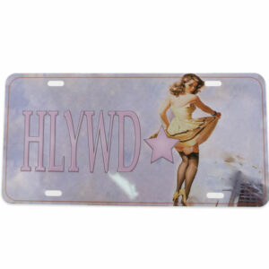 HLYWD - 31x15 cm Metallskilt