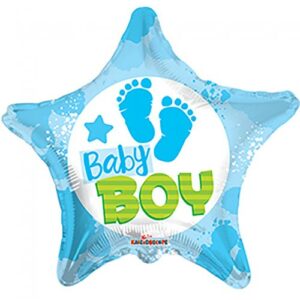 Baby Boy - Stjerneformet Folieballong 46 cm