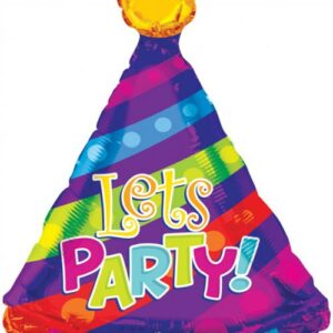 Lets Party! - Folieballong med Hatteform 71 cm