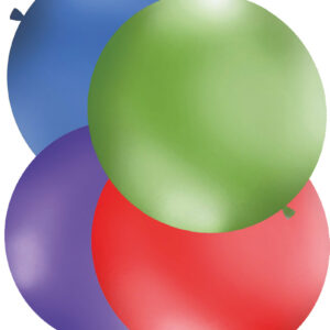 Pastellfarget Runde JUMBO Ballonger 1 meter - VELG BLANT 18 FARGER