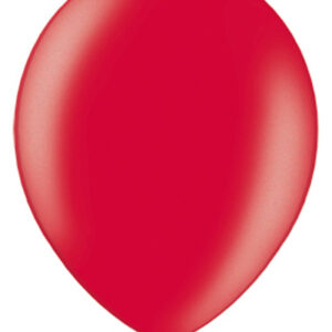 50 stk 30 cm - Metallisk Rød Ballonger