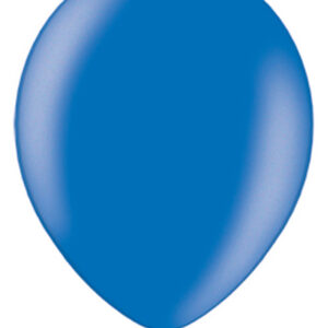 10 stk 27 cm - Metallisk Blå Ballonger