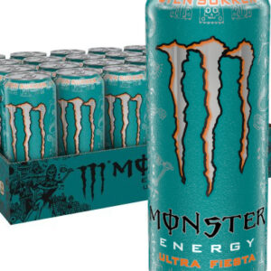 24 stk Monster Energy Ultra Fiesta 500 ml Energidrikk (uten sukker) - Helt Brett