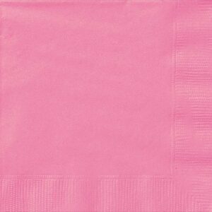 20 stk Rosa Servietter 33x33 cm