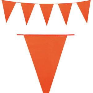 10 Meter Banner med Orange Vimpel Flagg