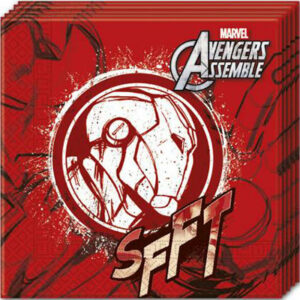 20 stk Iron Man Servietter 33x33 cm - Marvel Avengers Assemble