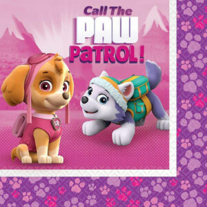 16 stk Servietter 33x33 cm - Paw Patrol Girls