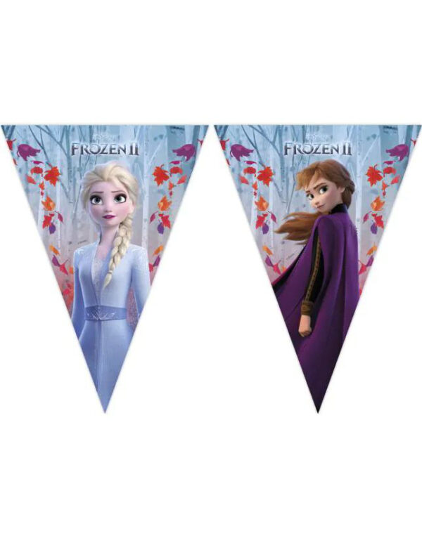 230 cm Banner med Vimpler - Frost 2 - Disney Frozen 2