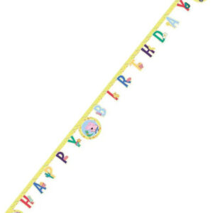 Happy Birthday Banner 2 meter - Peppa Gris