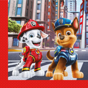 20 stk Servietter 33x33 - Paw Patrol The Movie