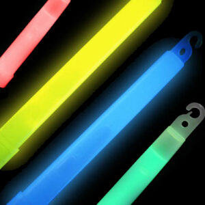 4 stk Glow Stick med Snor 15 cm - Pakketilbud