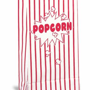 10 stk Popcorn Papirposer - Retro Cinema