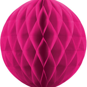 Mørk Rosa Honeycomb Ball 30 cm