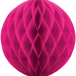 Mørk Rosa Honeycomb Ball 40 cm