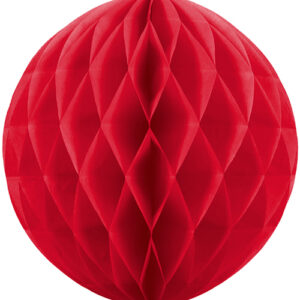 Rød Honeycomb Ball 40 cm