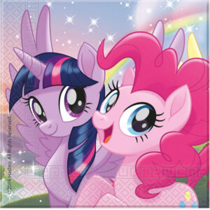 20 stk Servietter 33x33 - Twilight Sparkle og Pinkie Pie