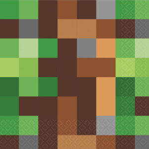 16 stk Servietter 33x33 - Minecraft