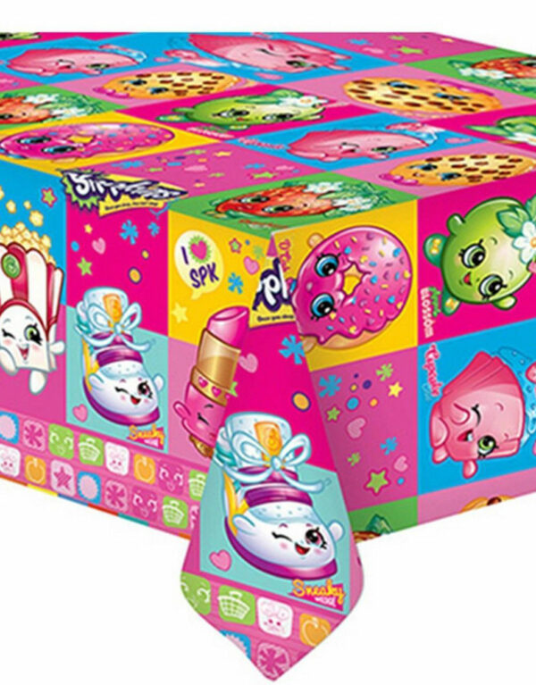 Plastduk 183x138 cm - Shopkins