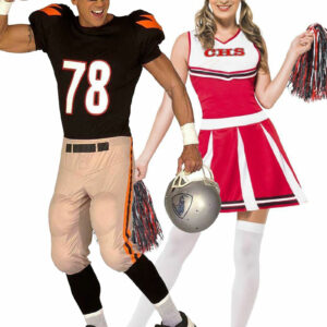 Parkostyme - Superbowl Quarterback og Cheerleader